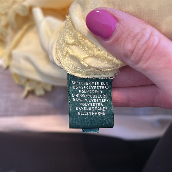 Beautiful yellow dress in great condition - Picture 4 of 4